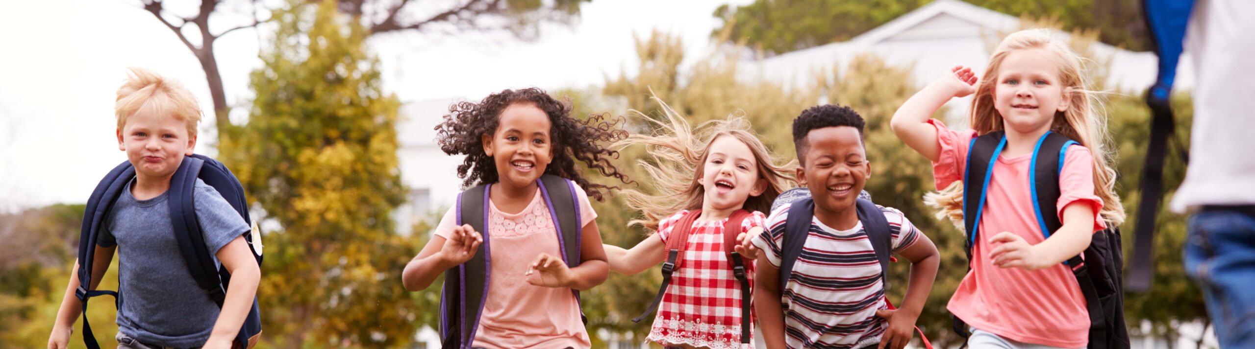 kids running